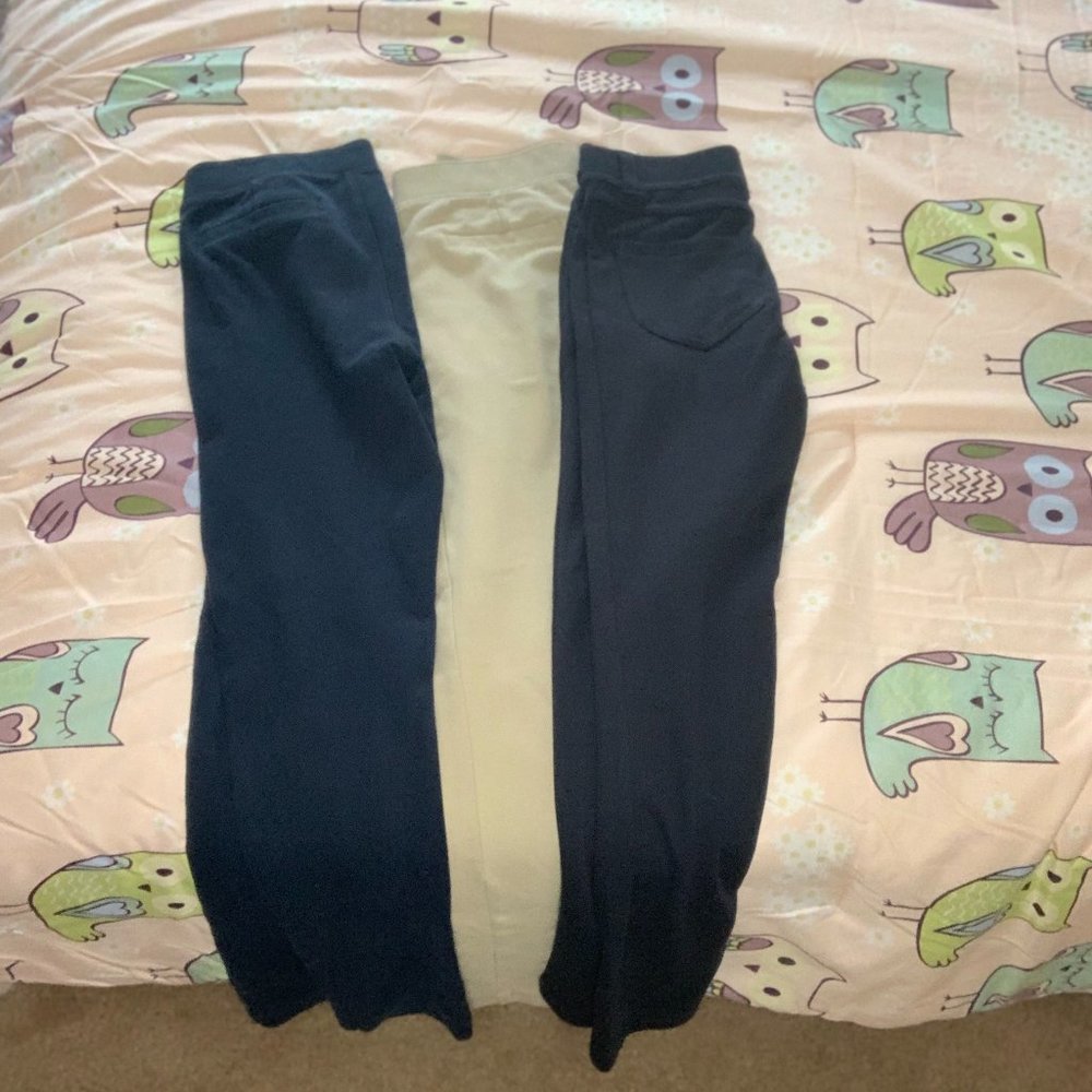 Girls Uniform Jeggings (set of 3)